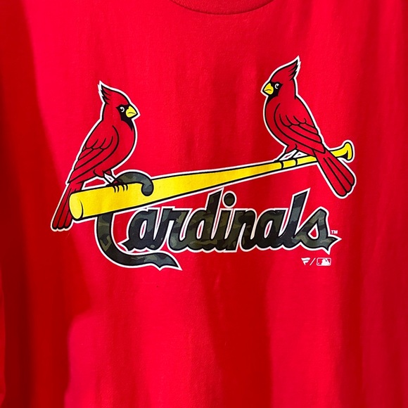 SOLD MLB STL Cardinals Shirt Army Camo in the Cardinal’s Logo NWOT - Picture 1 of 5